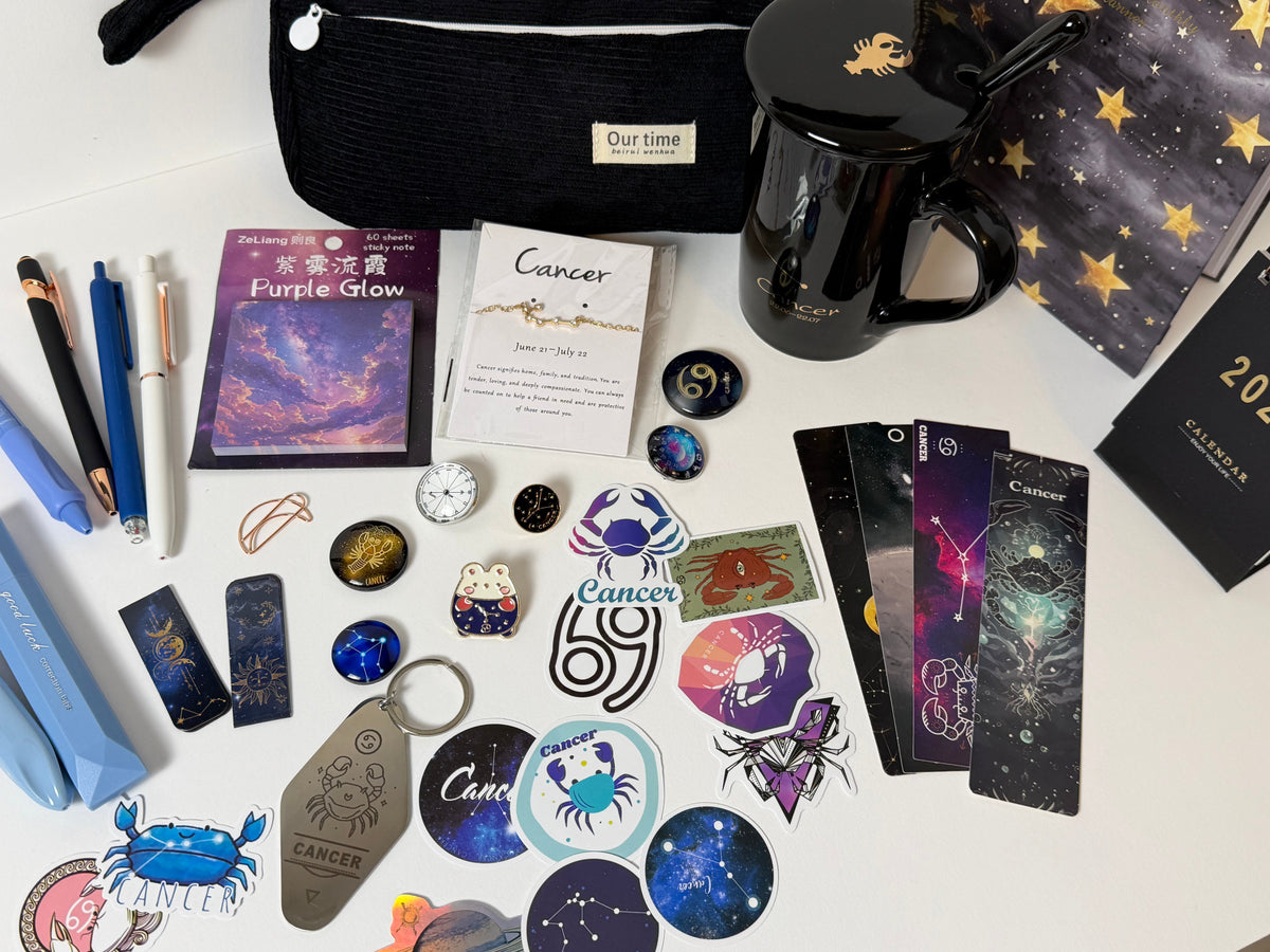 ♋ Cancer Zodiac Gift Box | Cozy Astrology Gift Set for Cancer