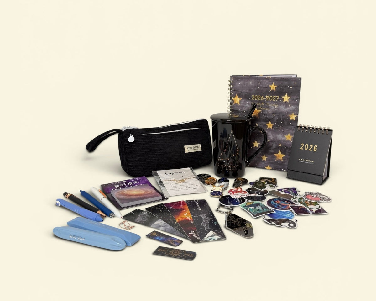 ♑ Capricorn Zodiac Gift Box | Elegant Astrology Gift for Capricorn