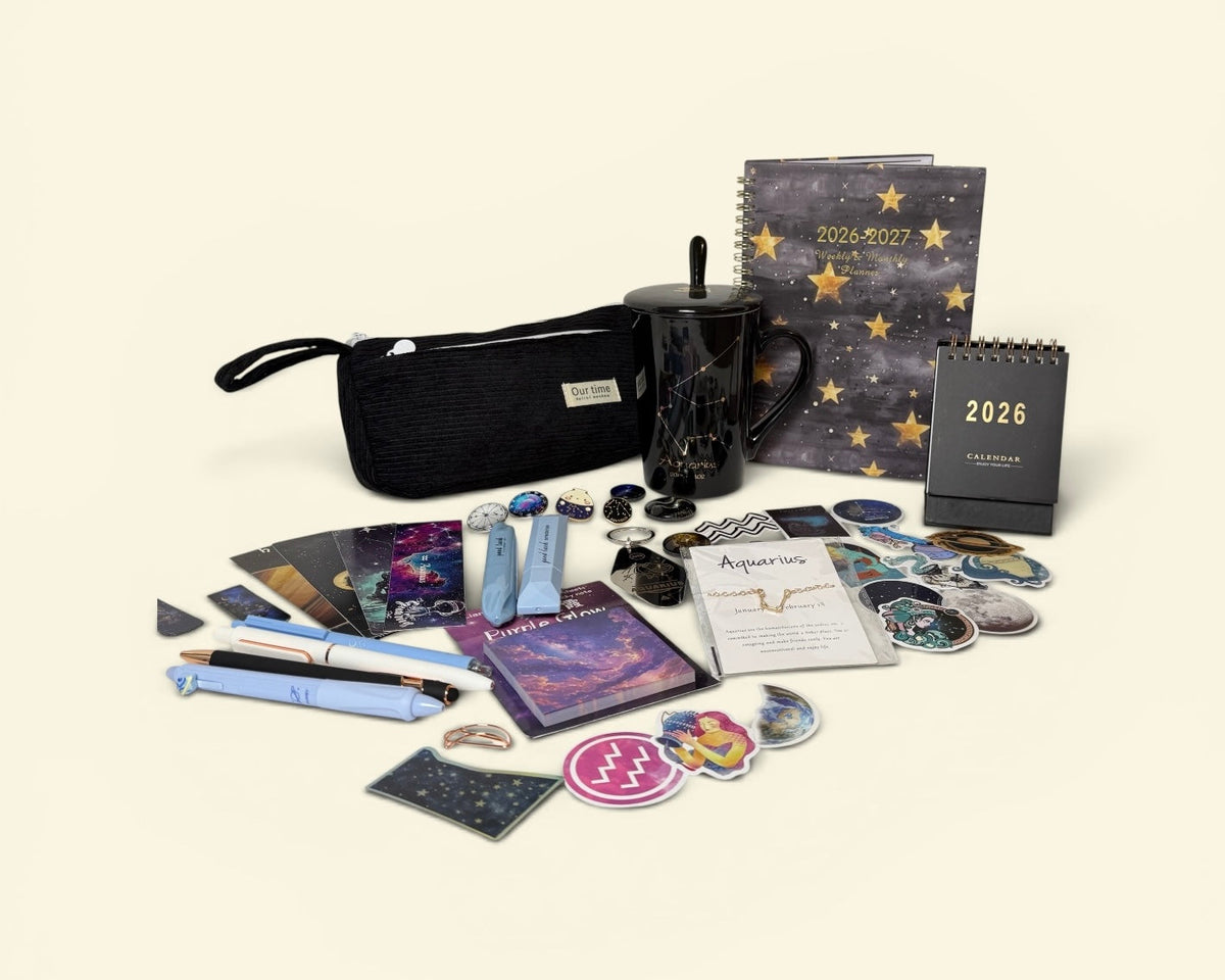 ♒ Aquarius Zodiac Gift Box | Unique Astrology Gift Set for Aquarius