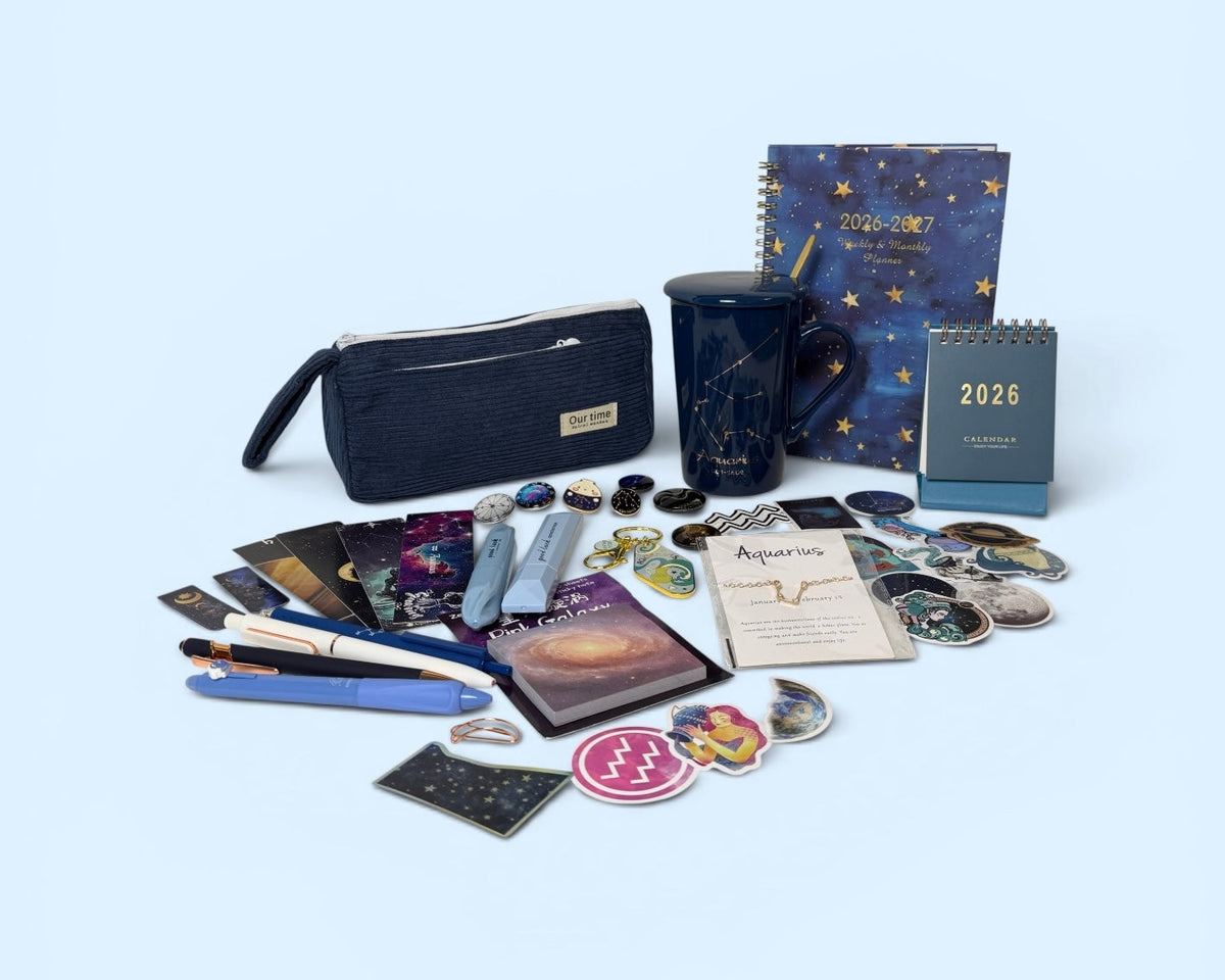 ♒ Aquarius Zodiac Gift Box | Unique Astrology Gift Set for Aquarius