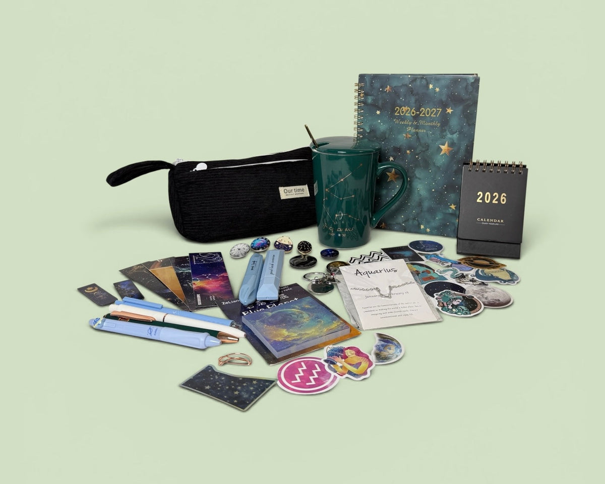 ♒ Aquarius Zodiac Gift Box | Unique Astrology Gift Set for Aquarius